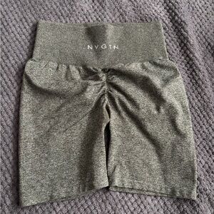NVGTN Scrunch Seamless Shorts olive green